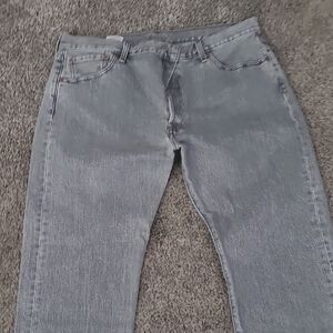 Levi's Men's Straight Gray Jeans Size 36/34